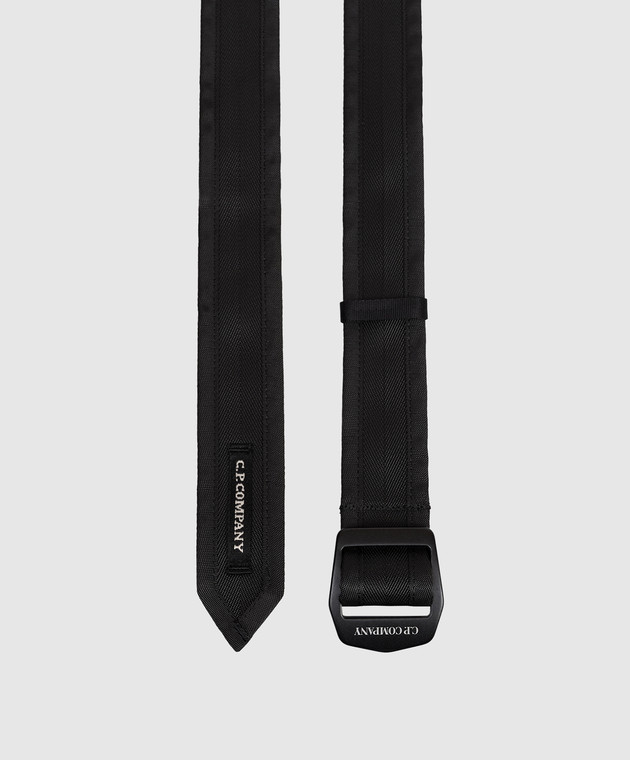 C.P. Company Черный ремень с нашивкой логотипа MAC269A110243A изображение 3