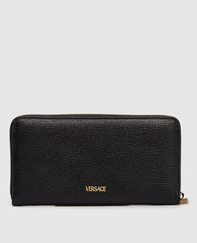 Versace Чорний шкіряний гаманець Medusa Biggie DPDI0561A10544