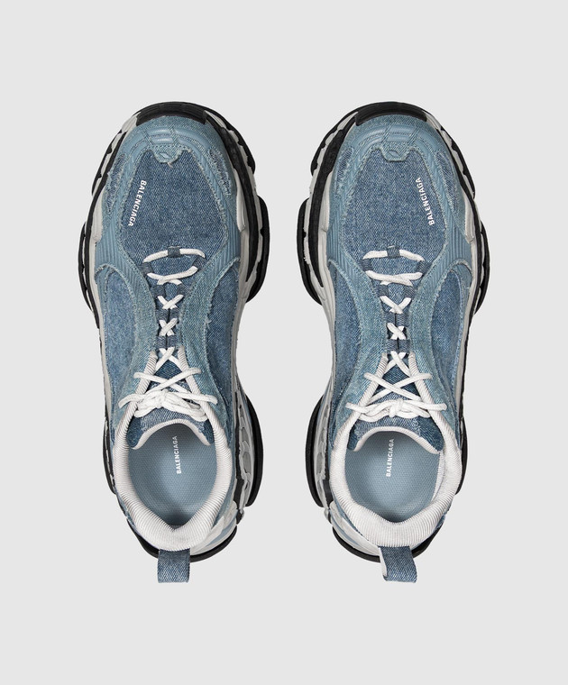Balenciaga Синие кроссовки Triple S.2 865849WTSDN изображение 4