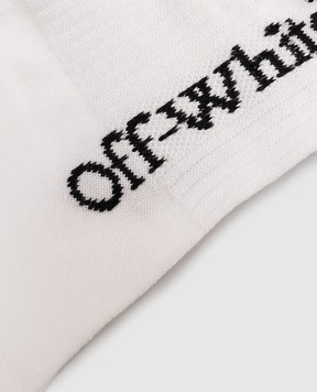 Off-White Белые носки с логотипом Arrow OMRA080C99KNI002