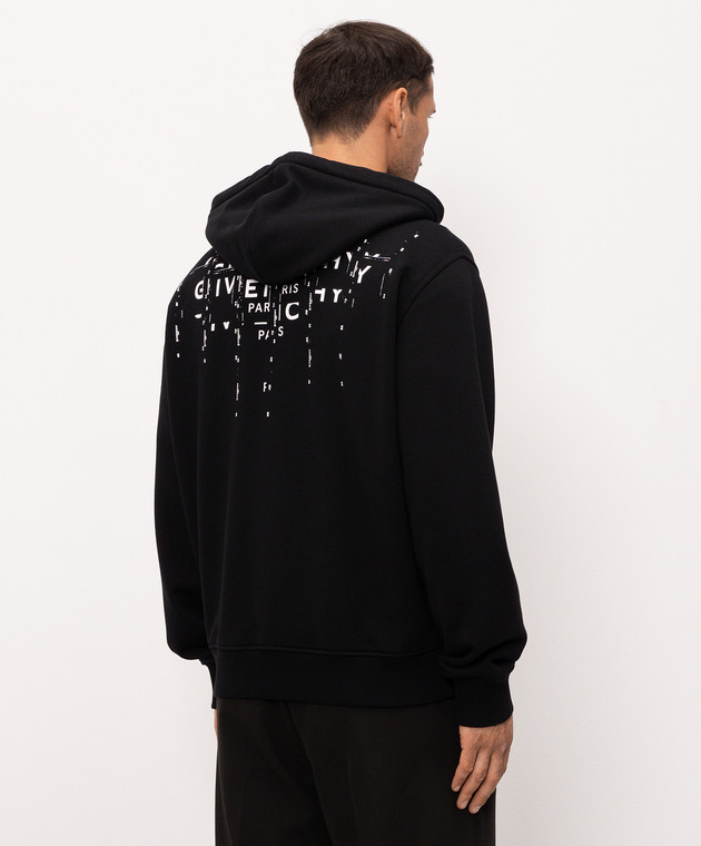 Givenchy Чорна спортивна куртка Photographic Negative BMJ0NJ3YU8 зображення 4