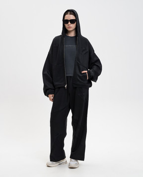 Alexander Wang Чорна спортивна куртка з логотипом UCC4252072