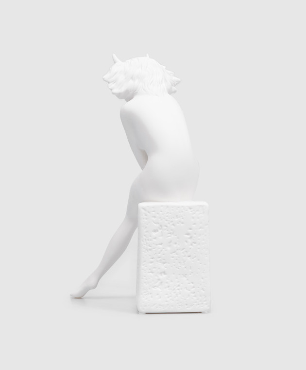 Palais Royal Декоративна біла порцелянова статуетка Zodiac Taurus woman 4505 зображення 2