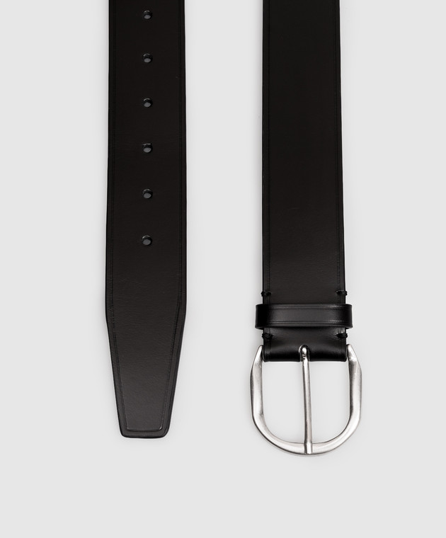 Ann Demeulemeester Черный кожаный ремень Ranja с подвесками B0014369LT128 изображение 3