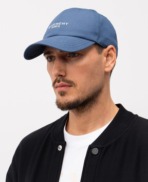 Givenchy Синя кепка з логотипом BPZ0CAP0C4
