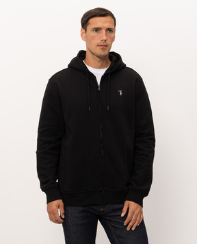 Trussardi Черная утепленная спортивная куртка G8508000256NMF518F09
