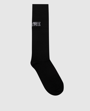 Maison Margiela MM6 Дитячі чорні гольфи M61118MM045