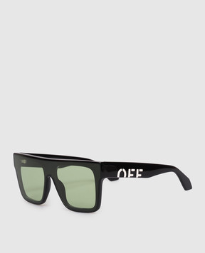 Off-White Черные очки Columbus с логотипом OW10011050146