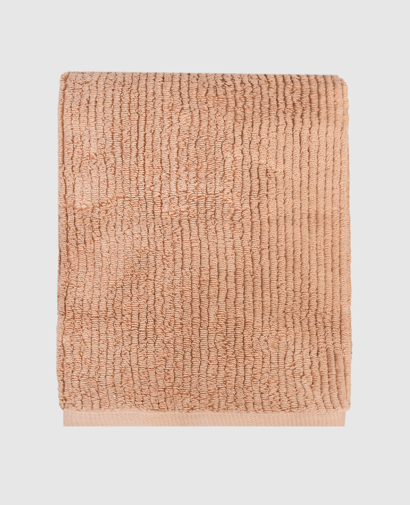 Коричневое махровое полотенце для рук Raya