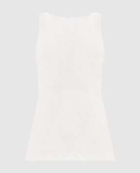 Faithfull Білий топ Joan з льону FFC09WHT