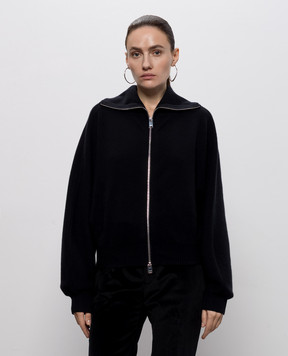 Jacob Lee Черный кардиган из кашемира WWCJ0015AW26B