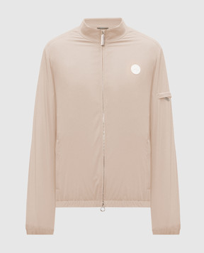 Stefano Ricci Бежева куртка з нашивкою емблеми M6J4100010PL001HSAC64