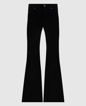 Twinset Чорні джинси кльош з патчем логотипа 261TP2680