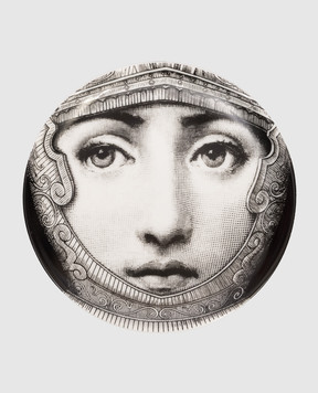 Fornasetti Чорна порцелянова підставка для дрібниць Tema e Variazioni P63X095