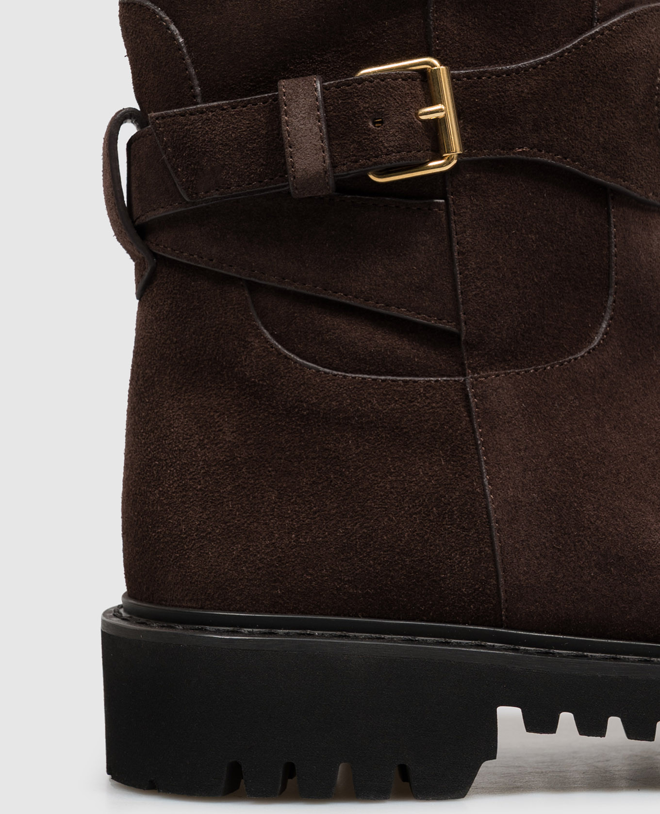 Valentino Коричневые замшевые сапоги VLogo 9W2S0QA3EFG изображение 6