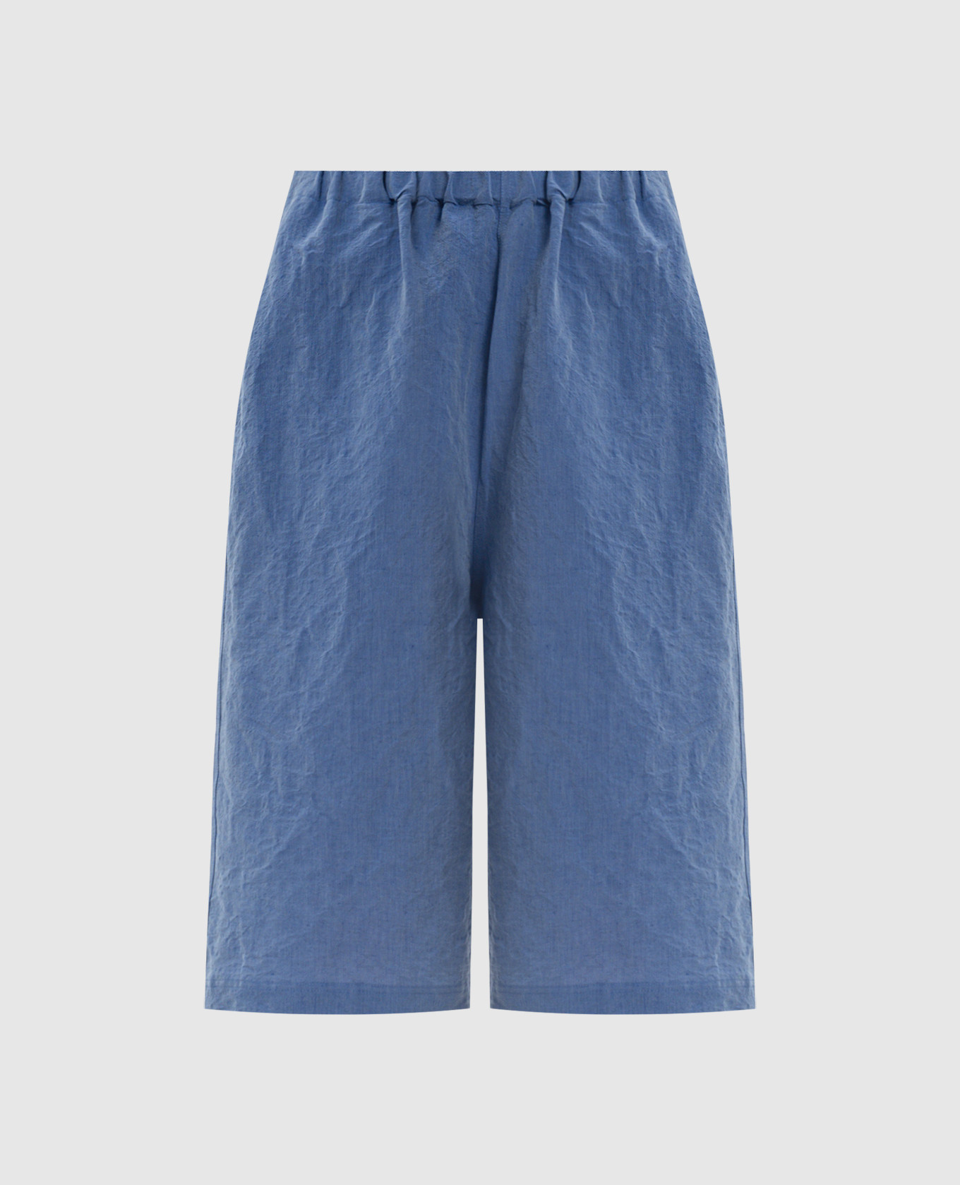 

Голубые бермуды PLICK с льном, Голубой, Шорты