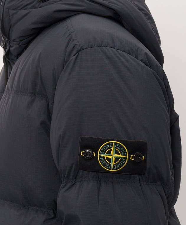 Stone Island Синий пуховик L2S154100013S0483 изображение 5