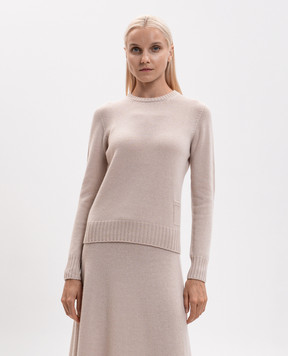 Agnona Бежевий джемпер з кашеміру K1020784K080Q