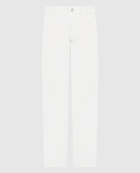 Brunello Cucinelli Джинсы Baggy цвета айвори MB057P5319