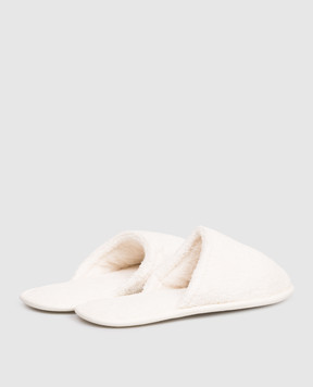 L'Appartement Махрові капці Chicago кольору айворі CHICAGOSLIPPERS