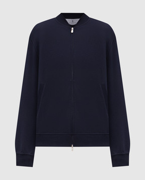 Brunello Cucinelli Синяя спортивная куртка MW8639072G