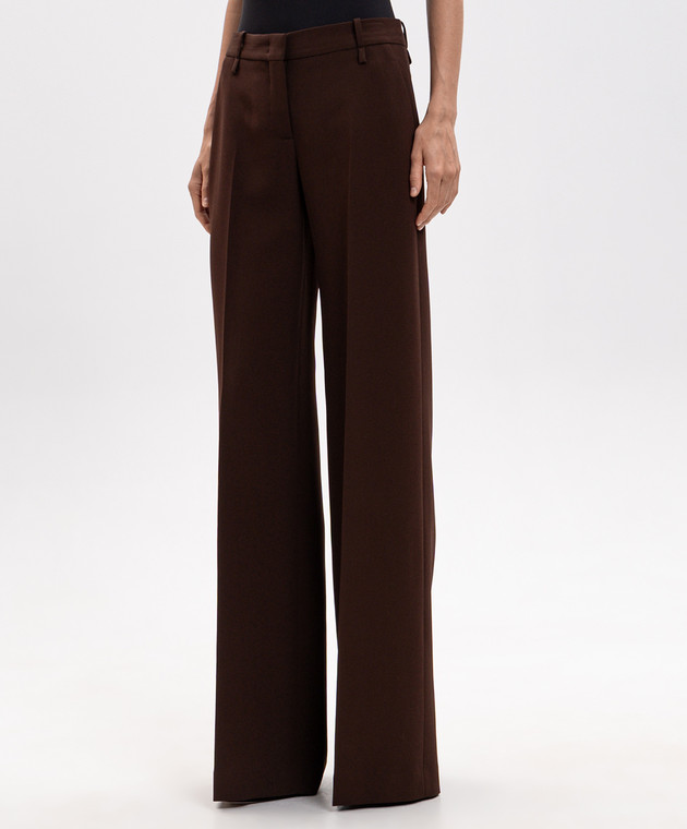 Ermanno Scervino Коричневые брюки D496P308ILM изображение 3