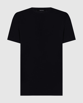 Tom Ford Чорна футболка з бавовною T4M081410