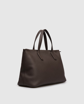 The Row Коричнева шкіряна сумка Marcel W1909L129