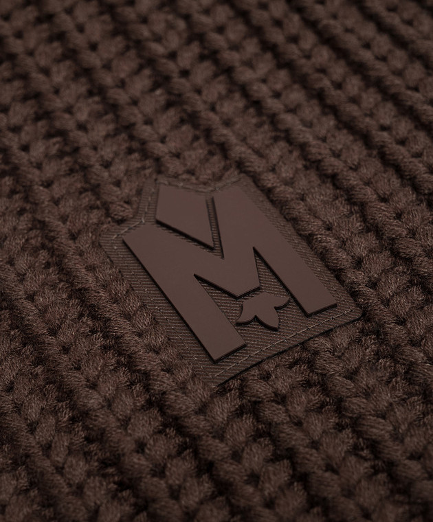 Mackage Коричневий шарф з вовною NELL зображення 3