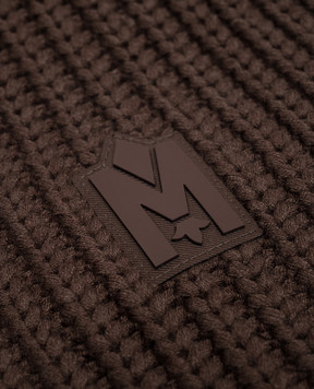 Mackage Коричневий шарф з вовною NELL