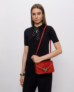 Valentino Красная замшевая сумка 9W2B0T76KQQ