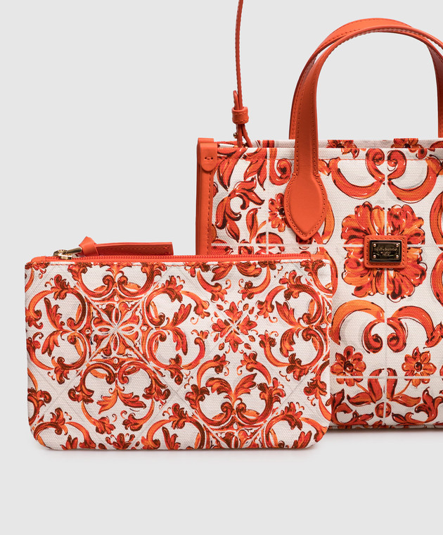 Dolce&Gabbana Детская сумка-тоут в брендовый принт EB0273A7131 изображение 5