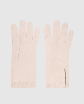 Brunello Cucinelli Рукавички бежевого кольору з кашеміру M12147189