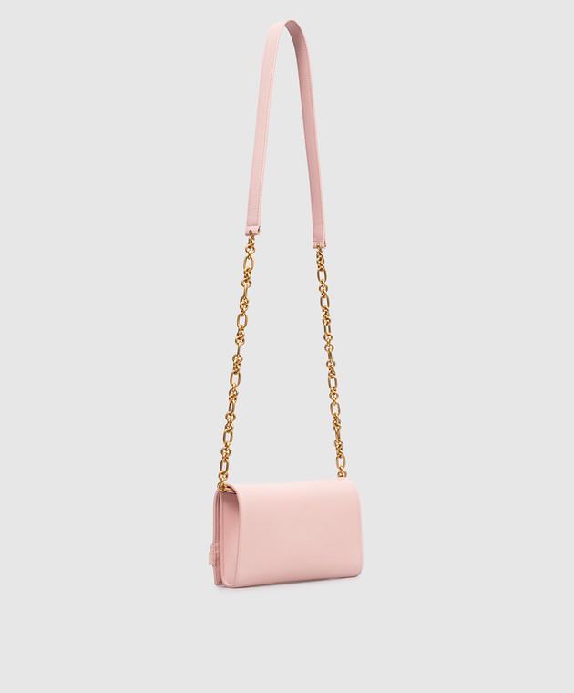 Balmain Розовый кожаный клатч Shuffle GN1ON259LMTE изображение 3