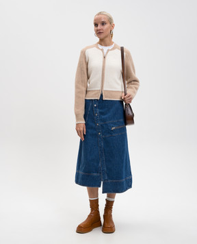 3.1 Phillip Lim Бежевий кардиган з вовною альпаки F25170491LAC