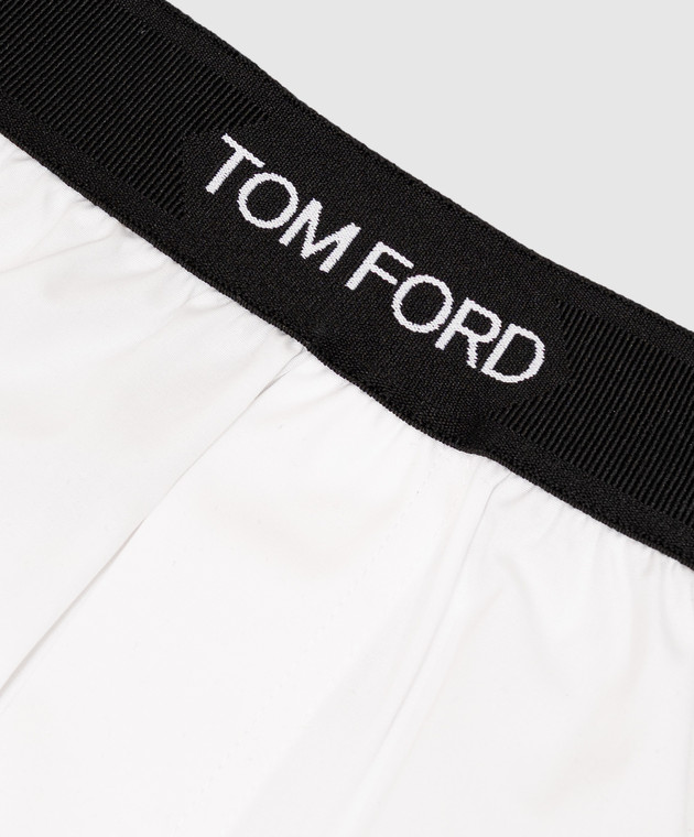 Tom Ford Белые трусы-боксеры с узором логотипа T4LE91950 изображение 2