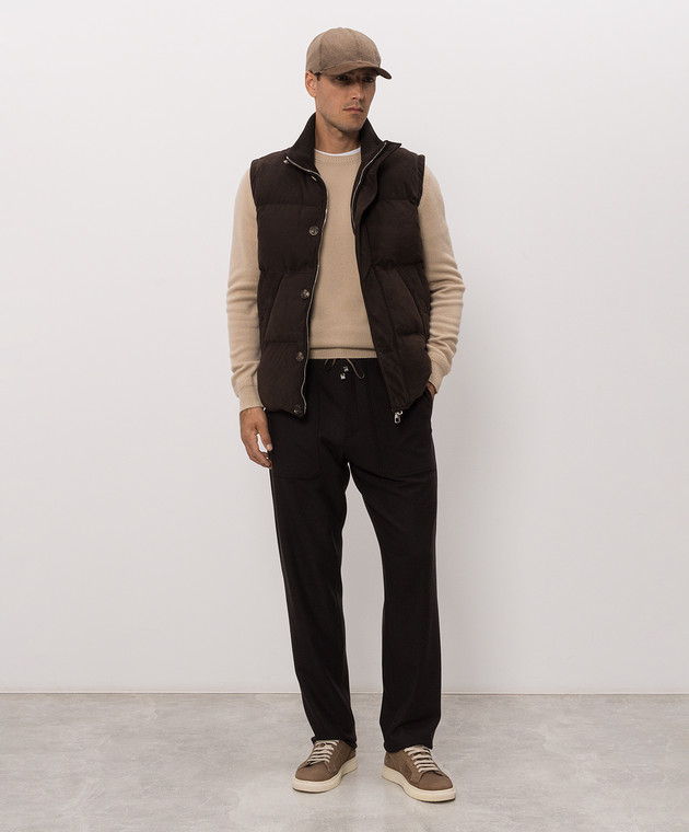 Brett Johnson Бежевий светр з кашеміру FW26K26LPCHSEL зображення 2