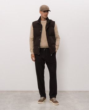 Brett Johnson Бежевий светр з кашеміру FW26K26LPCHSEL