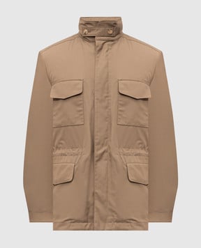 Loro Piana Коричнева куртка Traveller FAP2835