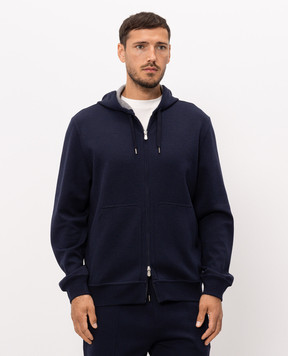Brunello Cucinelli Синя спортивна куртка MM8319069G