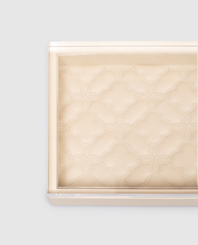 Giobagnara Бежева скринька Febe з квітковою простібкою S3TFRV06