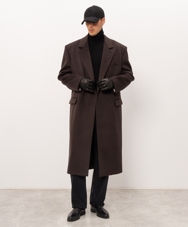 Saint Laurent Черные джинсы с логотип патч A001N2Y10YA изображение 2