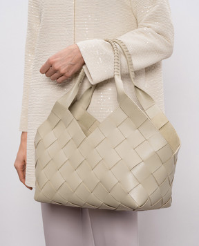 Dragon Кожаная сумка Castello цвета хаки DGS68111