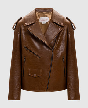 Babe Pay Pls Коричнева шкіряна косуха 2518ARIZONA