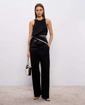 Toteme Черный топ 261WRT0628FB0546