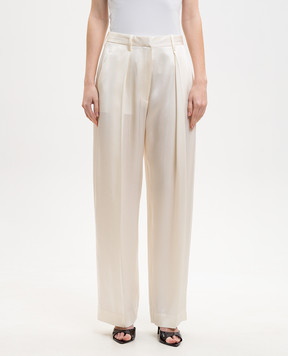 Victoria Beckham Штани кольору айворі 1226WTR002857P