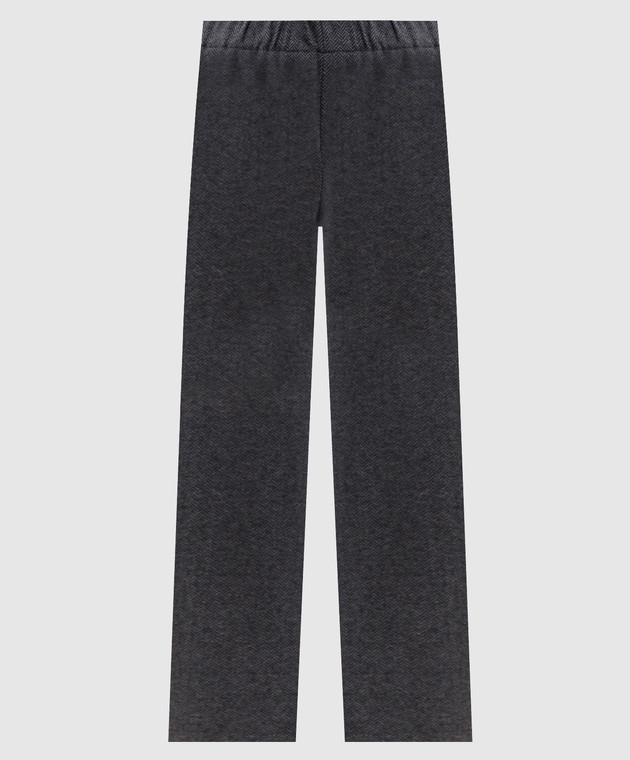 Max Mara Weekend Сірі штани CORDOBA у візерунок WKDCORDOBA