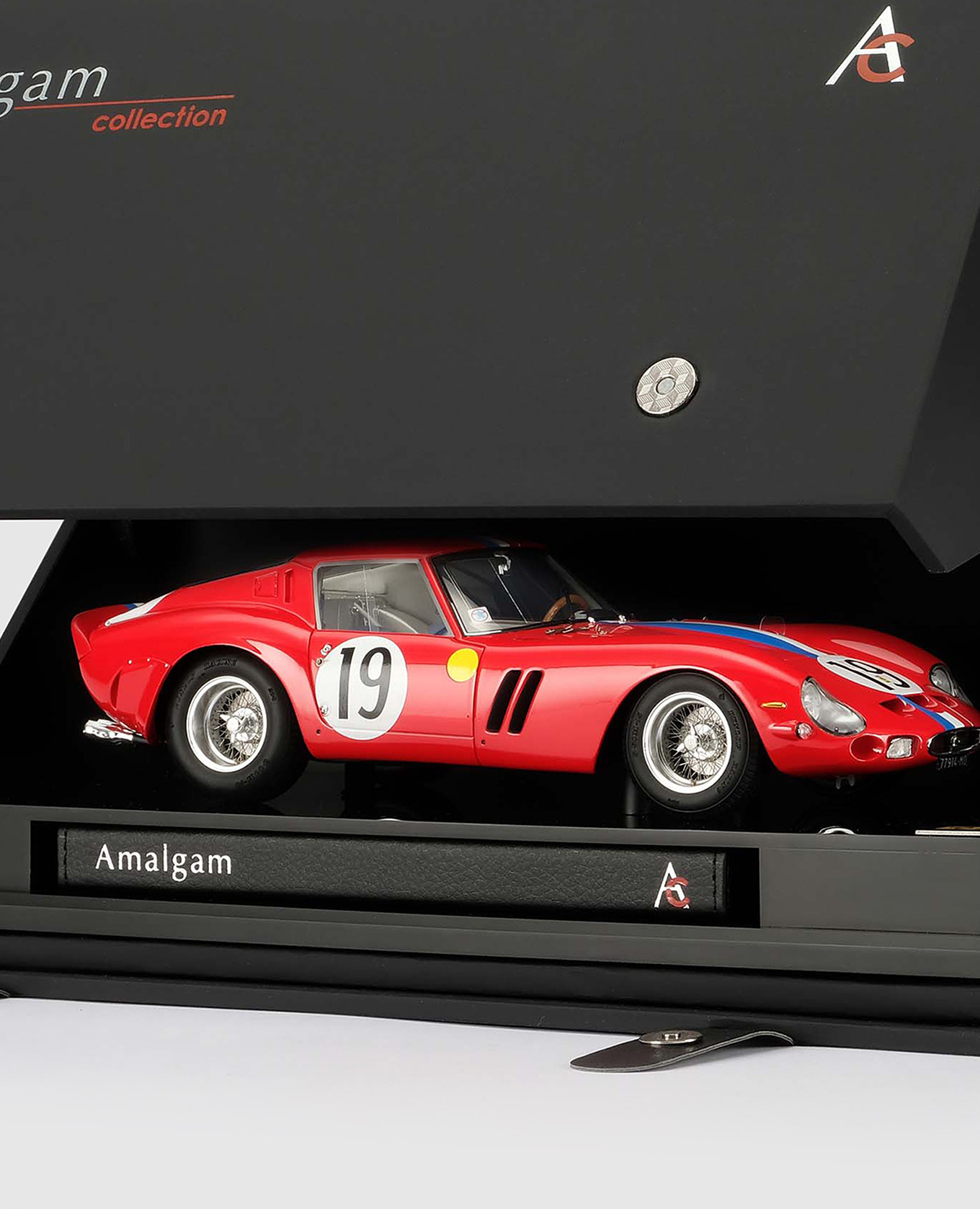Amalgam Красный сувенир в форме автомобиля Ferrari 250 GTO-3705GT M5903 изображение 6