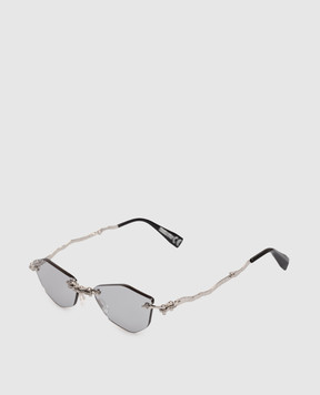 Kuboraum Сріблясті складні сонцезахисні окуляри H48 KRSH48SI0000004G