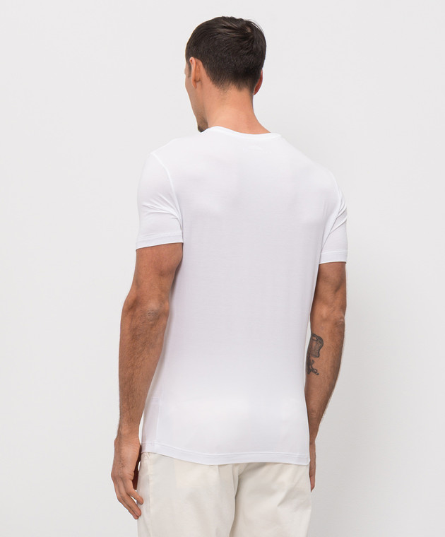 Castangia dal 1850 Біла футболка DMTSDM54S26 зображення 3